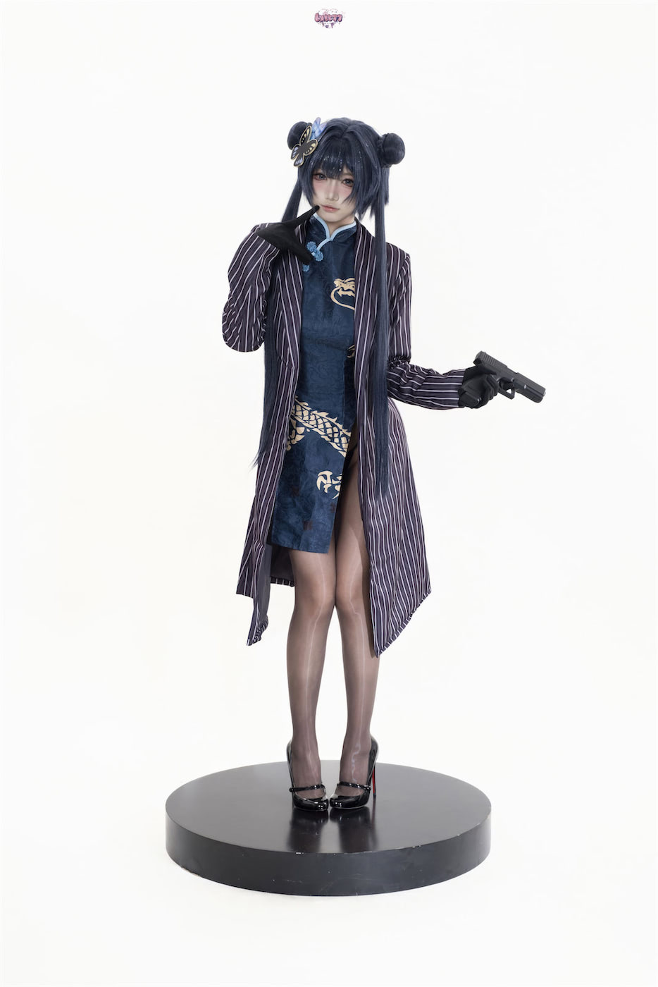 柒柒要乖哦 蔚蓝档案妃咲旗袍兔女郎116图(柒柒要乖哦的微博)插图6