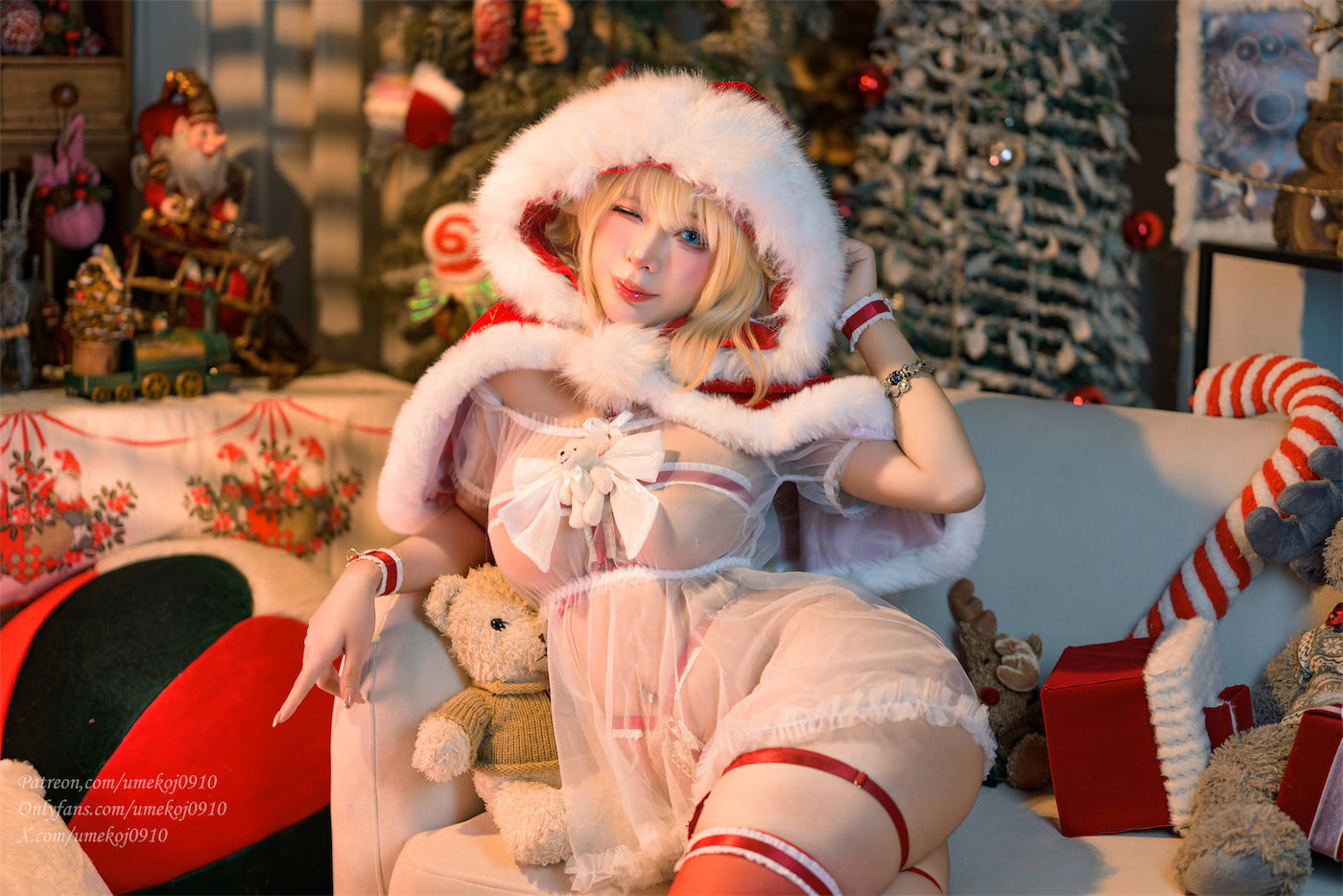 Umeko J 圣诞礼物43图2视频(圣诞礼物cos)插图1