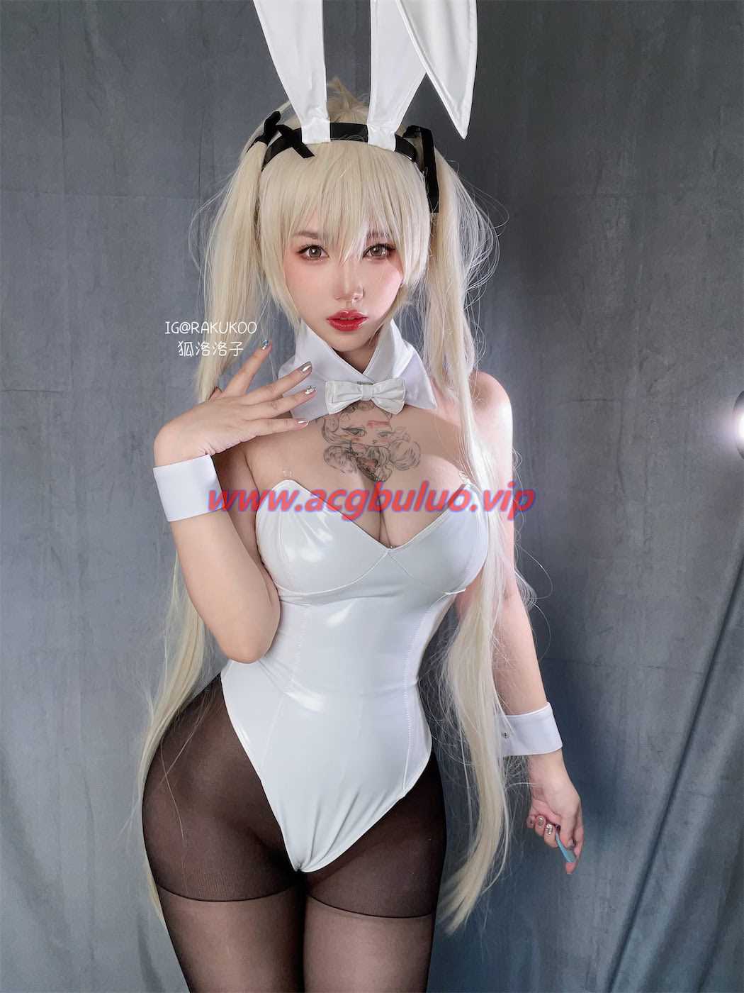 狐洛洛子 慵懒白猫兔女郎53图(狐落星河免费阅读全文笔趣阁)插图3