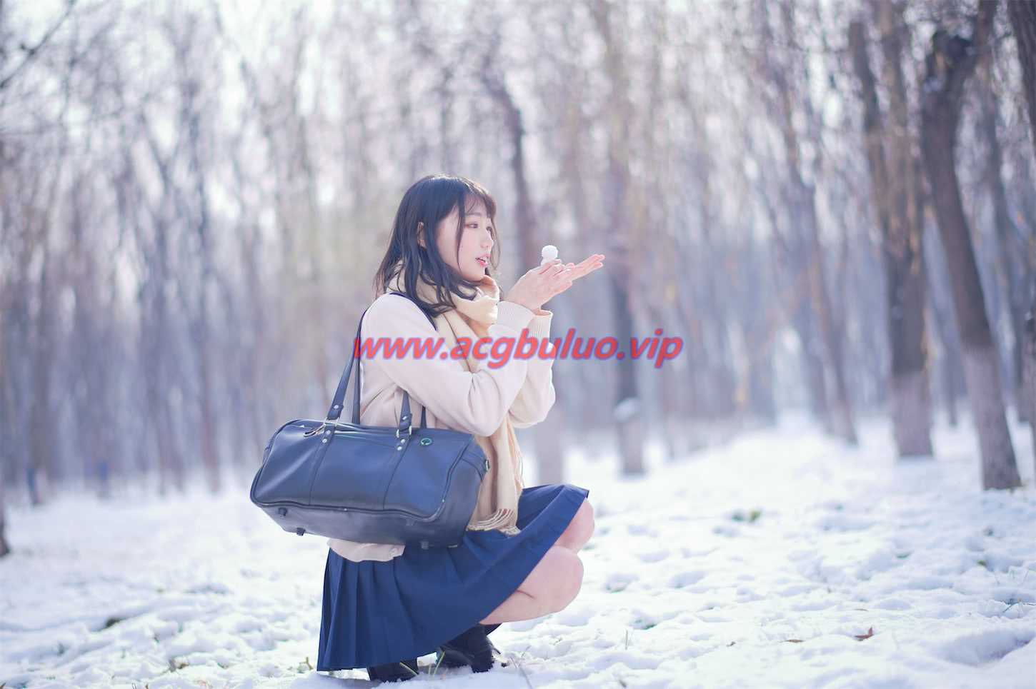 周叽是可爱兔兔雪景jk15图(周叽是可爱兔兔写真)插图