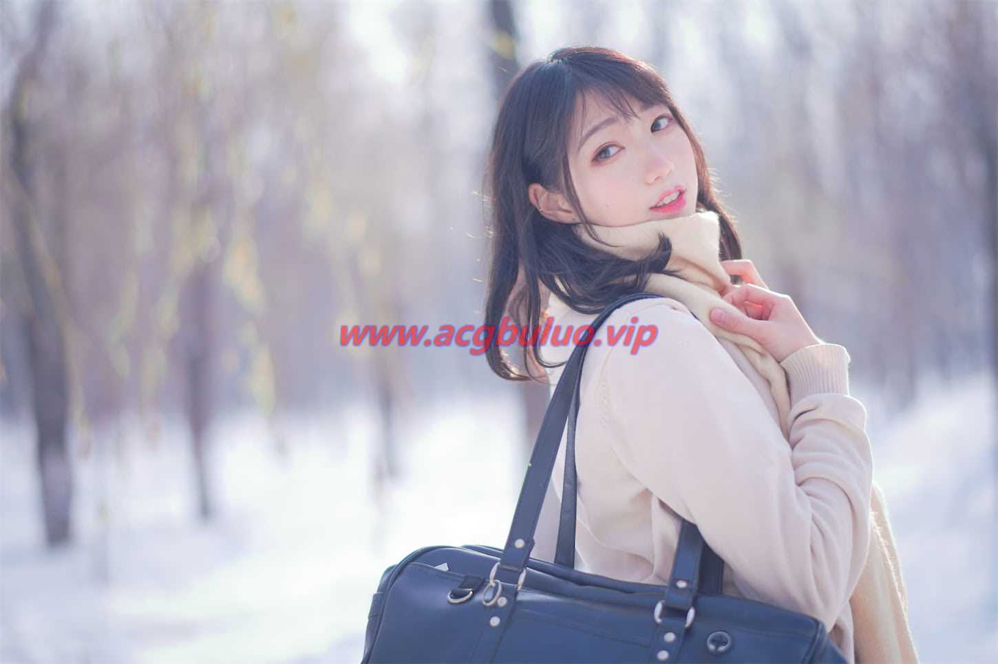 周叽是可爱兔兔雪景jk15图(周叽是可爱兔兔写真)插图1