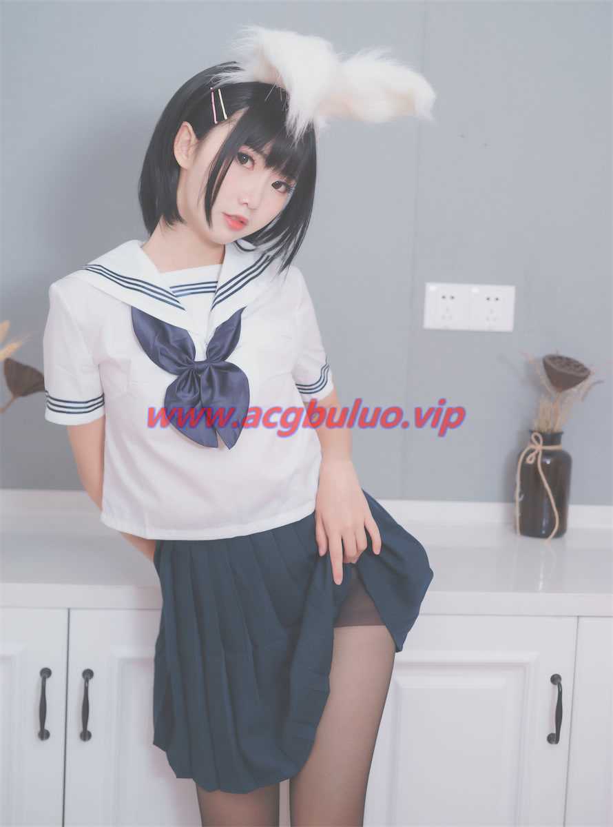 面饼仙儿水手服白兔耳17图(面饼仙儿三次元)插图1
