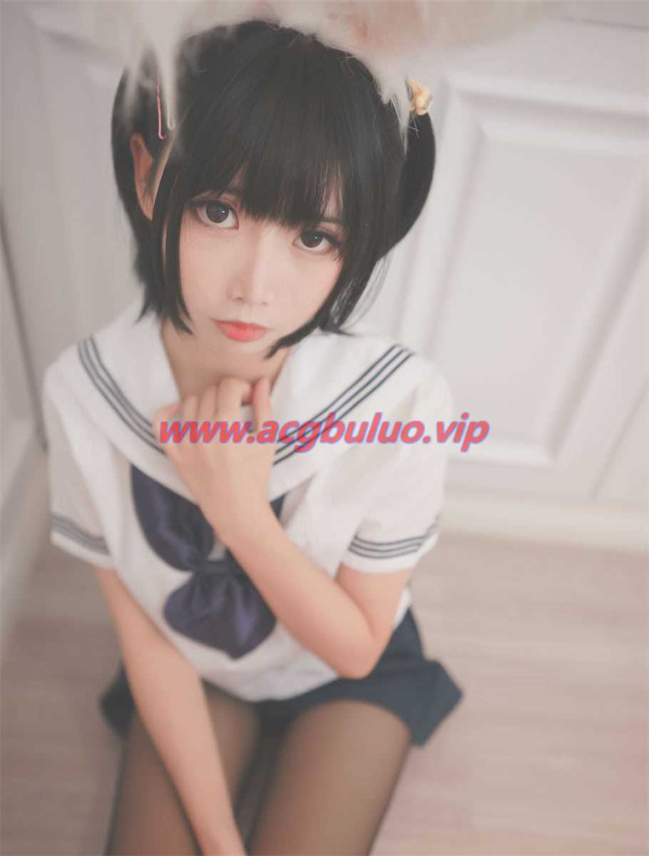 面饼仙儿水手服白兔耳17图(面饼仙儿三次元)插图4