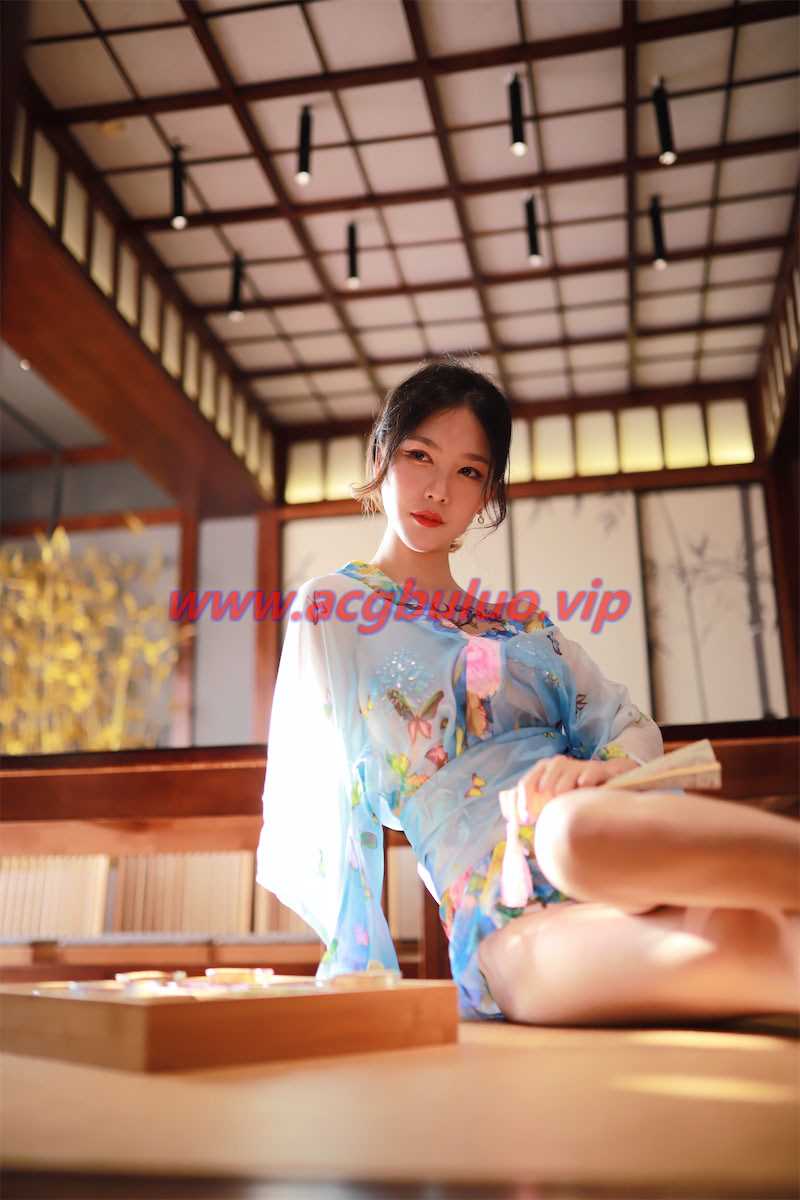 抖娘利世桃山薄纱和服30图(抖娘利世秘)插图1