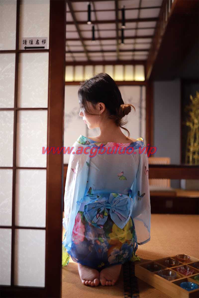 抖娘利世桃山薄纱和服30图(抖娘利世秘)插图2