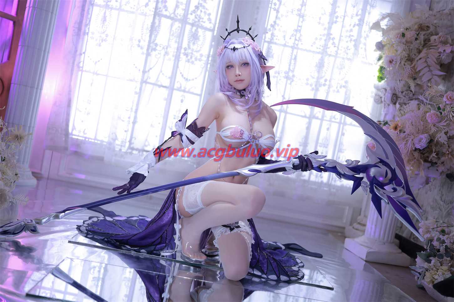 水淼aqua 遐蝶Castorice68图(水淼最新cosplay)插图4