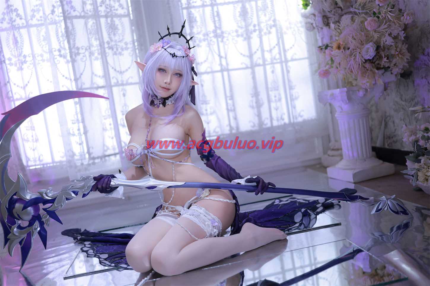 水淼aqua 遐蝶Castorice68图(水淼最新cosplay)插图6