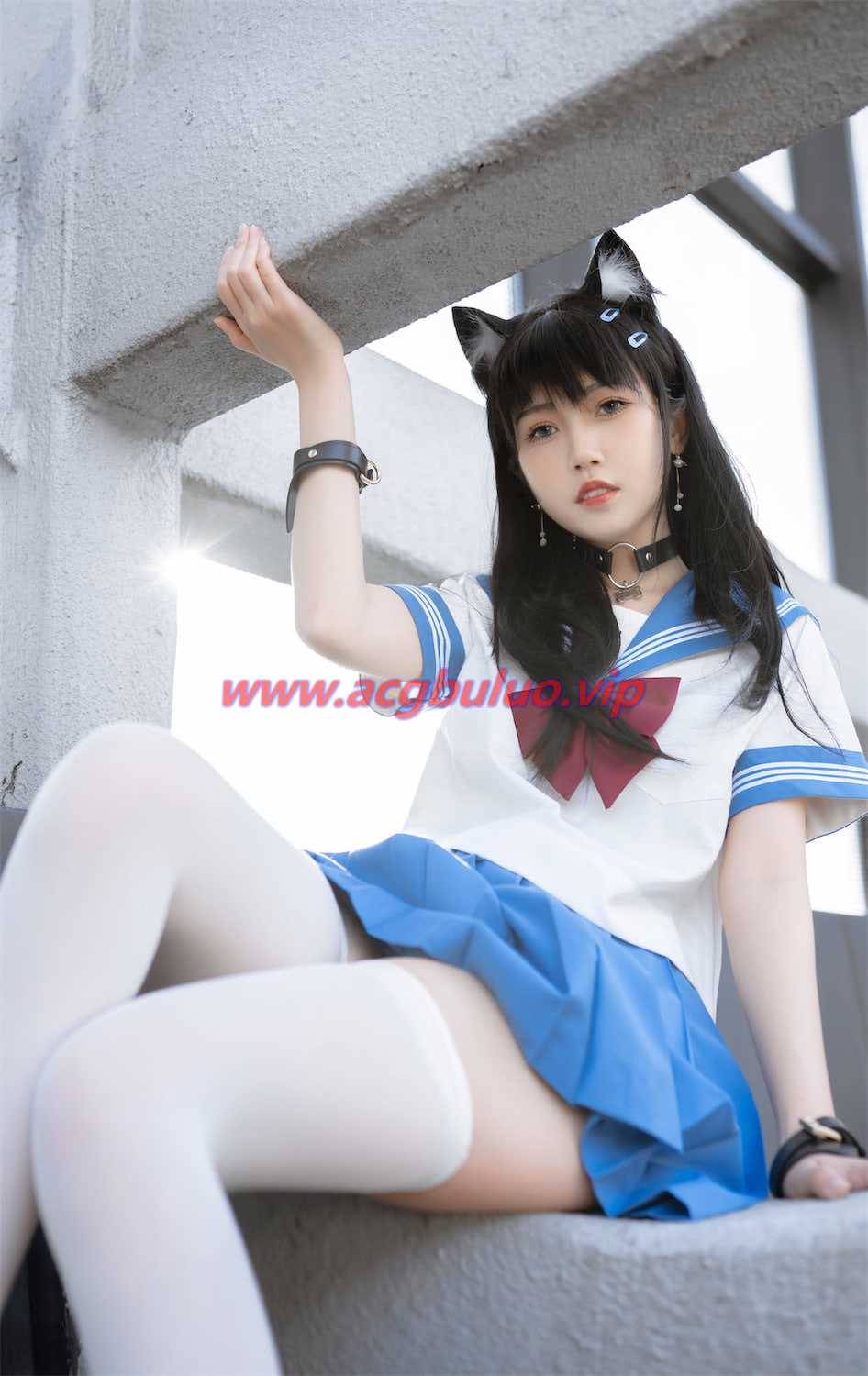 不呆猫天台jk小m猫96图2视频(不呆猫 写真)插图5