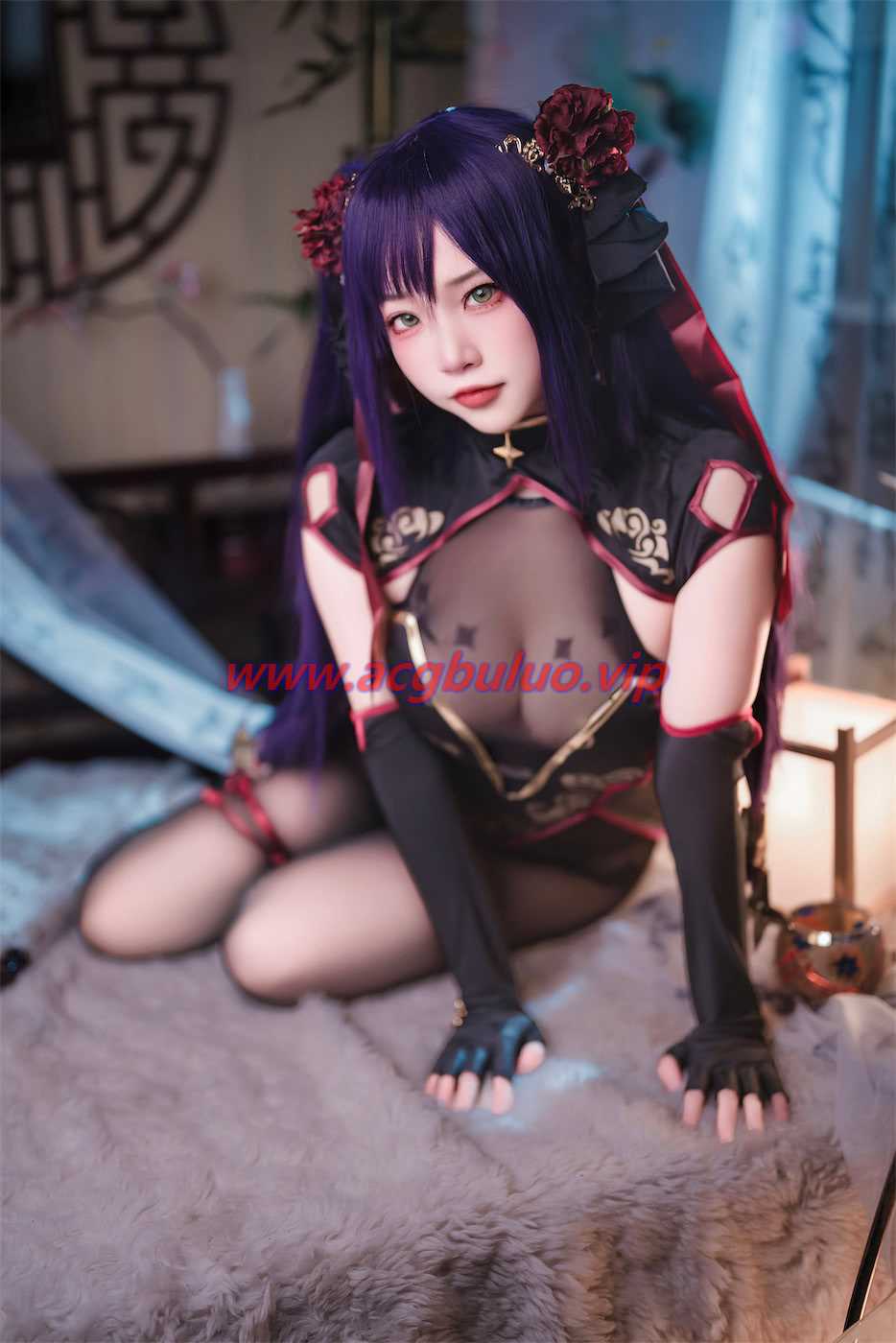 二佐Nisa原神莫娜旗袍36图(二佐nisa博主身高多少)插图3